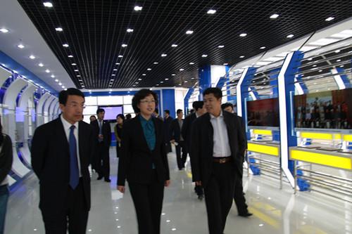 威海市委副书记、市长张惠（原青岛市委常委、副市长）和青岛市委常委、市委秘书长王鲁明视察指导工作