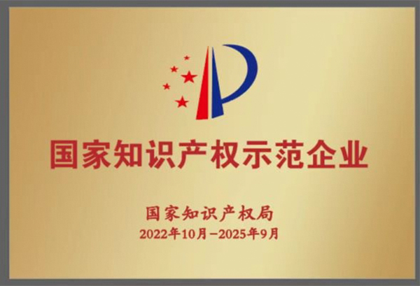 ：兀〖呕衿2022年度国家知识产权示范企业
