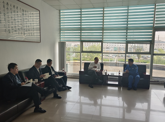 开发区管委会副主任张振城一行到山东Stake调研指导